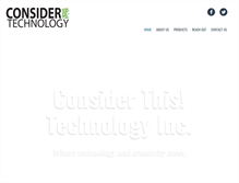 Tablet Screenshot of considertech.com